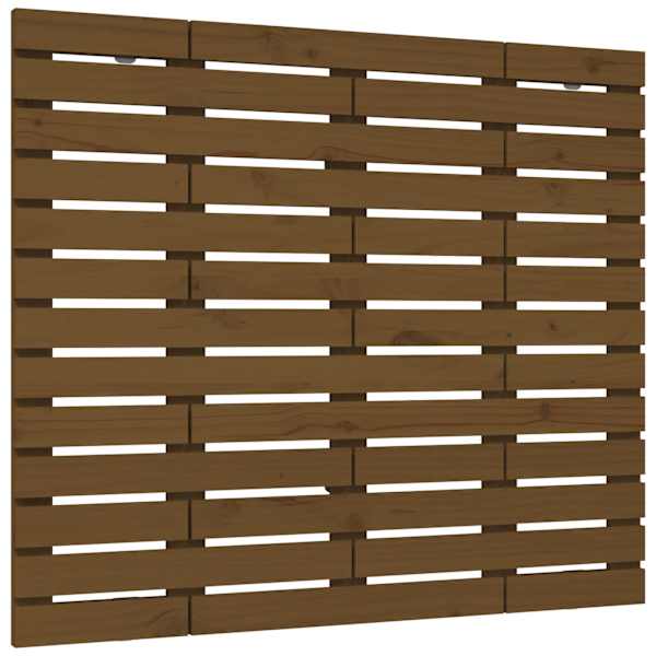 vidaXL seinale kinnitatav voodipeats, meepruun, 96x3x91,5 cm