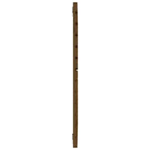 Nástěnné čelo postele medově hnědé 96x3x91,5 cm borové dřevo - obrázek 5