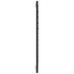 Nástěnné čelo postele šedé 146x3x91,5 cm masivní borové dřevo - obrázek 5