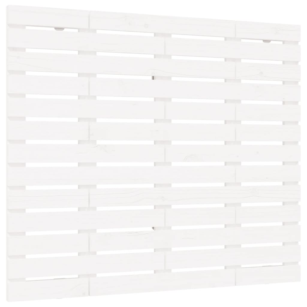 vidaXL Hoofdbord wandmontage 81x3x91,5 cm massief grenenhout wit, foto 3