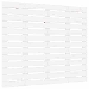 Nástěnné čelo postele bílé 81x3x91,5 cm masivní borové dřevo - obrázek 2