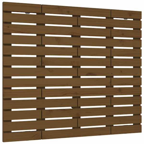 vidaXL seinale kinnitatav voodipeats, meepruun, 81x3x91,5cm, m&auml;nnipuit