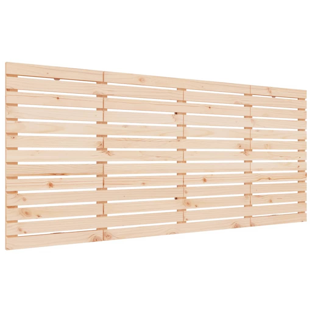 vidaXL Hoofdbord wandmontage 166x3x91,5 cm massief grenenhout bruin, foto 3