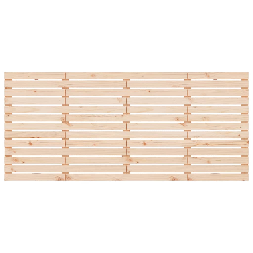 vidaXL Hoofdbord wandmontage 166x3x91,5 cm massief grenenhout bruin, foto 4
