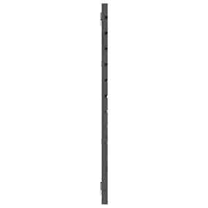 Nástěnné čelo postele šedé 166x3x91,5 cm masivní borové dřevo - obrázek 5