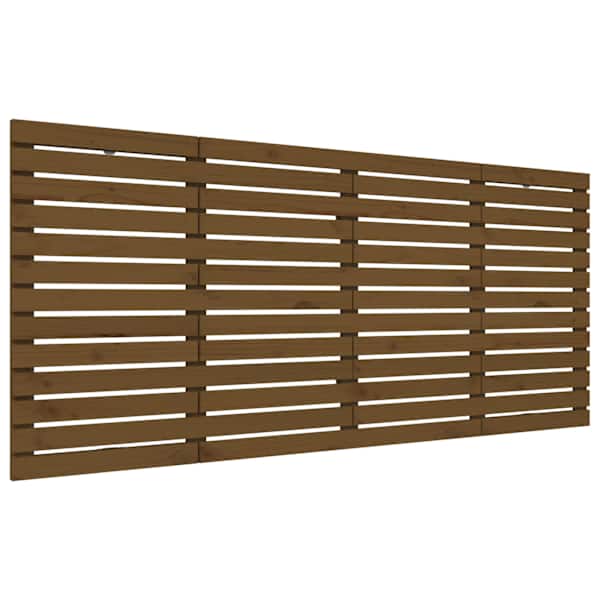 vidaXL seinale kinnitatav voodipeats, meepruun, 166x3x91,5 cm