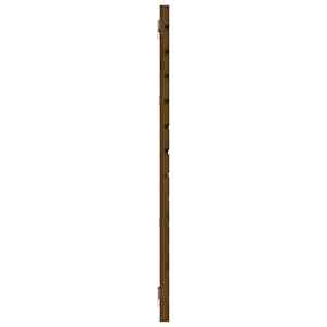 Nástěnné čelo postele medově hnědé 166x3x91,5 cm borové dřevo - obrázek 5