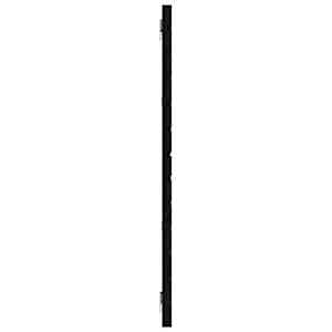 Nástěnné čelo postele černé 186x3x91,5 cm masivní borové dřevo - obrázek 5
