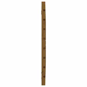 Nástěnné čelo postele medově hnědé 106x3x63 cm masivní borovice - obrázek 5