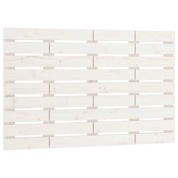vidaXL seinale kinnitatav voodipeats, valge, 96x3x63 cm, m&auml;nnipuit