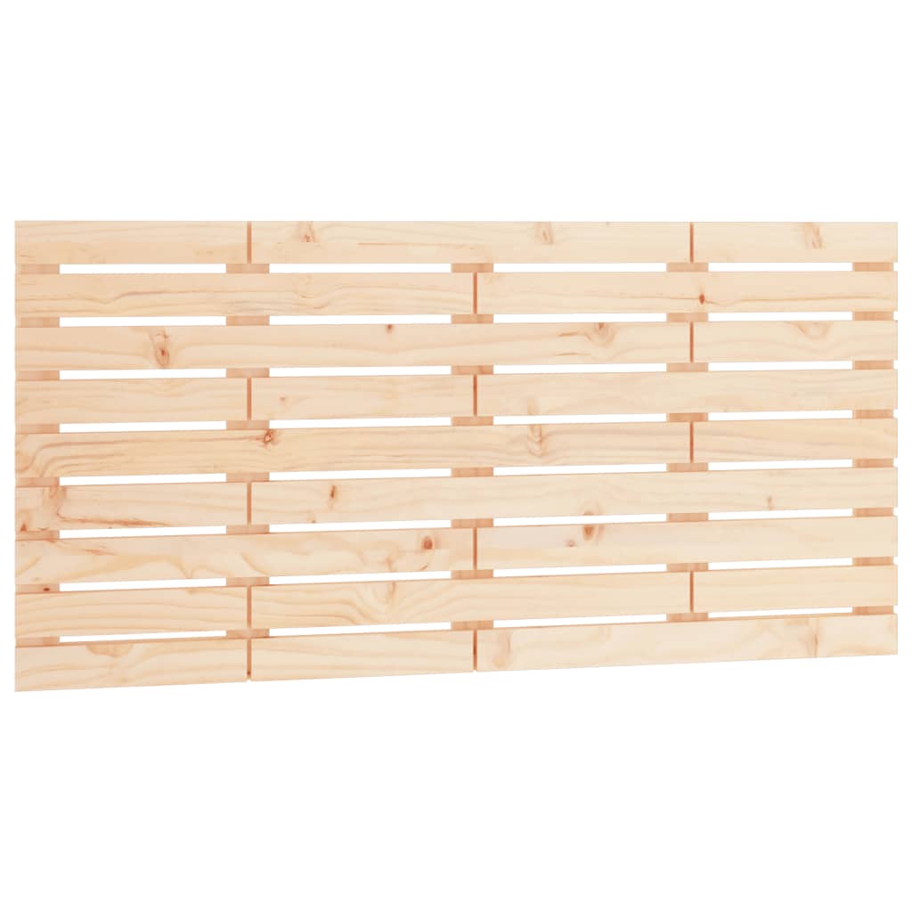 vidaXL Hoofdbord wandmontage 156x3x63 cm massief grenenhout bruin, foto 3