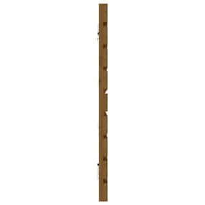 Nástěnné čelo postele medově hnědé 166x3x63 cm masivní borovice - obrázek 5