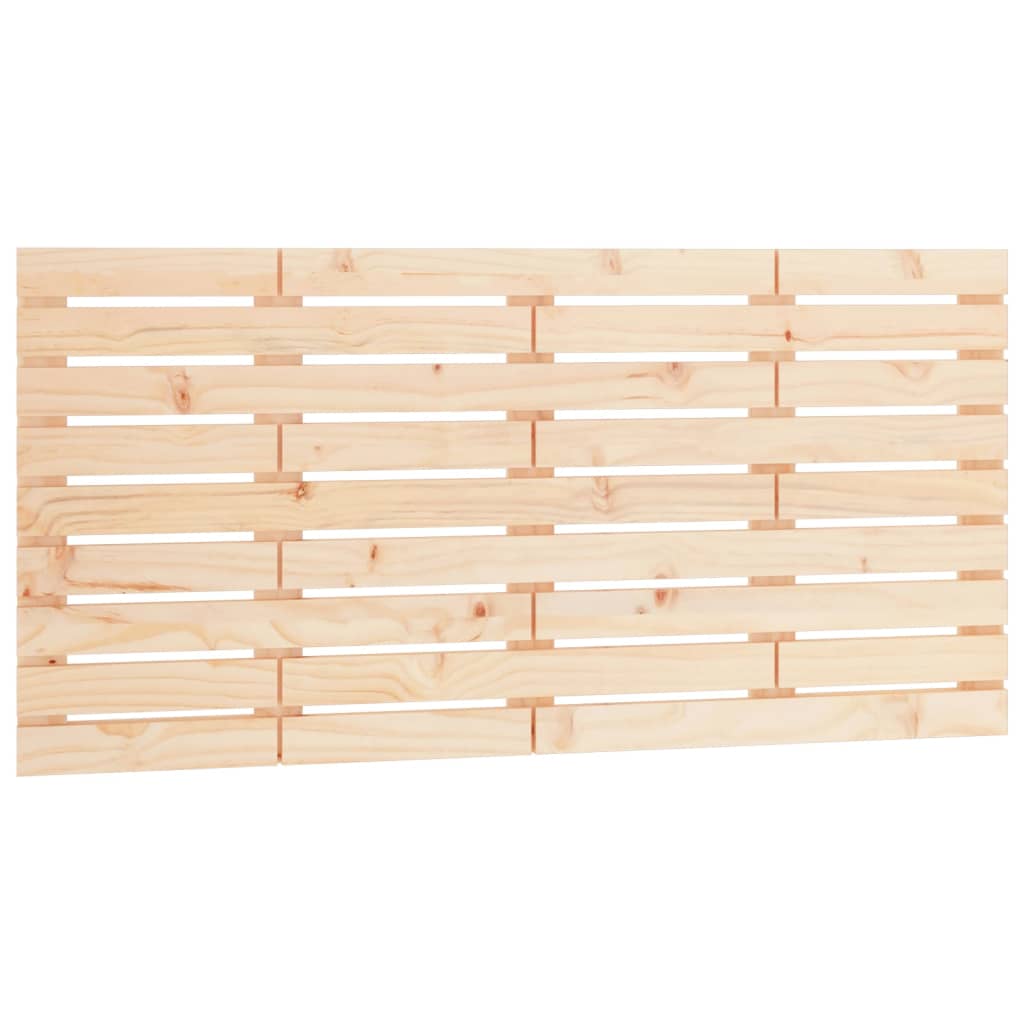 vidaXL Hoofdbord wandmontage 141x3x63 cm massief grenenhout bruin, foto 3