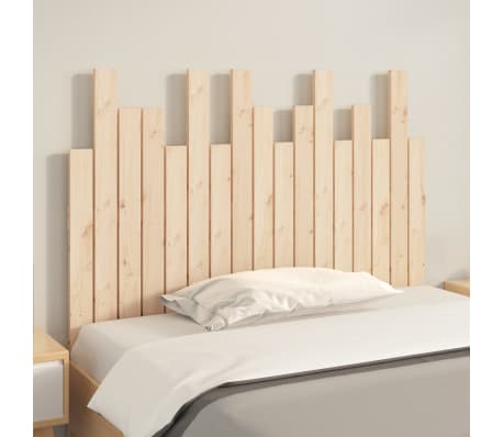 vidaXL Tête de lit murale 108x3x80 cm Bois massif de pin