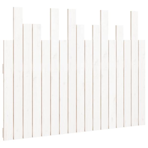 vidaXL seinale kinnitatav voodipeats, valge, 108x3x80 cm, m&auml;nnipuit