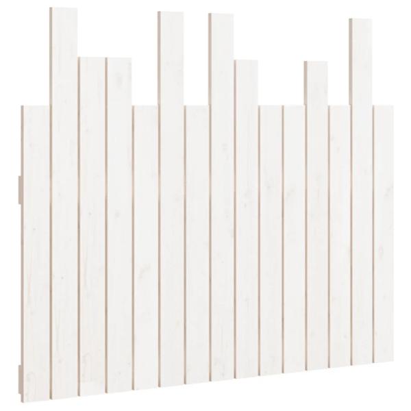 vidaXL seinale kinnitatav voodipeats, valge, 95,5x3x80 cm, m&auml;nnipuit