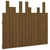 vidaXL seinale kinnitatav voodipeats, meepruun, 95,5x3x80 cm m&auml;nnipuit
