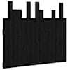 vidaXL seinale kinnitatav voodipeats, must, 95,5x3x80 cm, m&auml;nnipuit