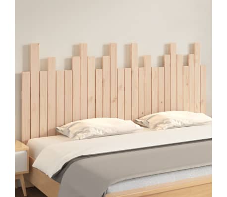 vidaXL Sieninis galvūgalis, 166x3x80cm, pu&scaron;ies medienos masyvas