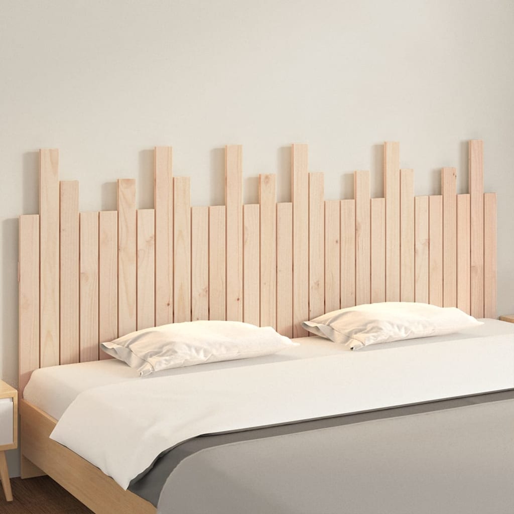 vidaXL Tăblie de pat pentru perete, 185x3x80 cm, lemn masiv de pin