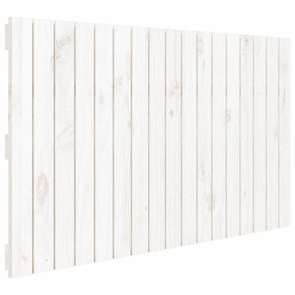 vidaXL seinale kinnitatav voodipeats, valge, 108x3x60 cm, m&auml;nnipuit