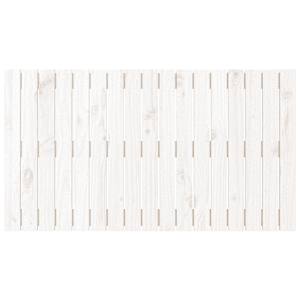 Nástěnné čelo postele bílé 108 x 3 x 60 cm masivní borové dřevo - obrázek 4