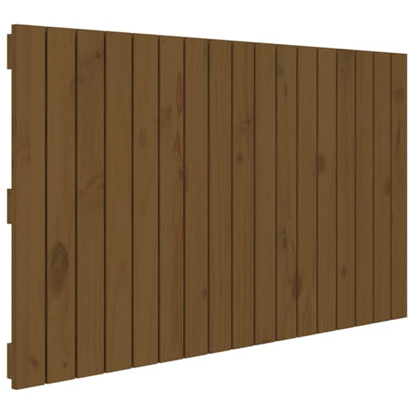 vidaXL seinale kinnitatav voodipeats, meepruun, 108x3x60 cm, m&auml;nnipuit