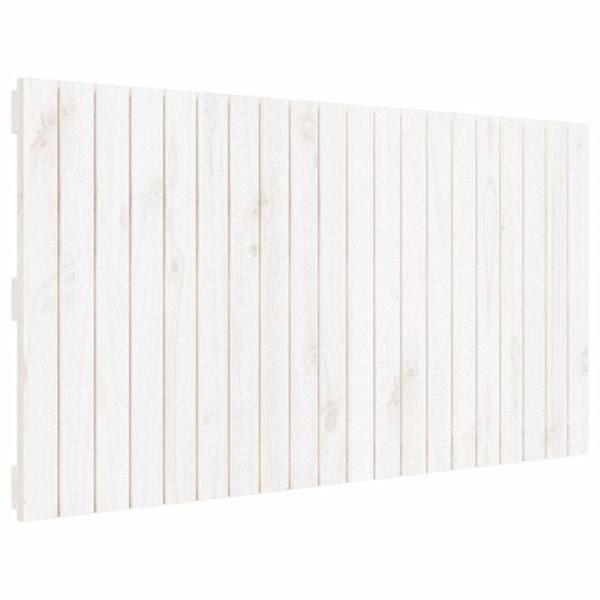 vidaXL seinale kinnitatav voodipeats, valge, 127,5x3x60 cm, m&auml;nnipuit