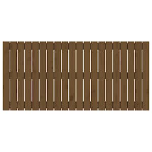 Nástěnné čelo postele medově hnědé 127,5x3x60 cm borové dřevo - obrázek 4