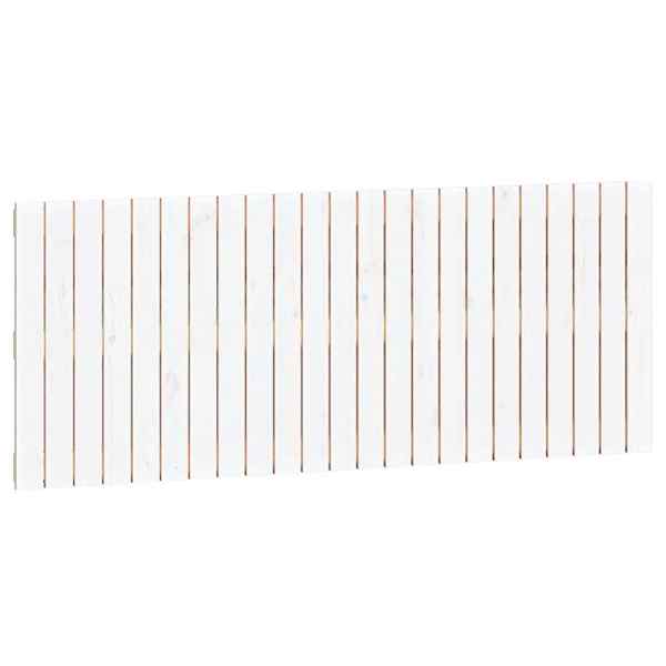 vidaXL seinale kinnitatav voodipeats, valge, 147x3x60 cm, m&auml;nnipuit