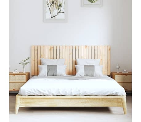 vidaXL Wandhoofdbord 159,5x3x60 cm massief grenenhout