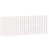 vidaXL seinale kinnitatav voodipeats, valge, 159,5x3x60 cm, m&auml;nnipuit