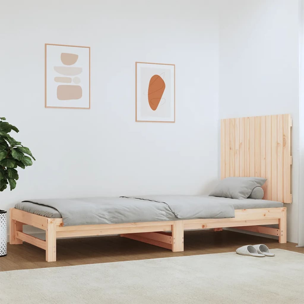 vida XL Wand-Kopfteil 82,5x 3x 60 cm Massivholz Kiefer