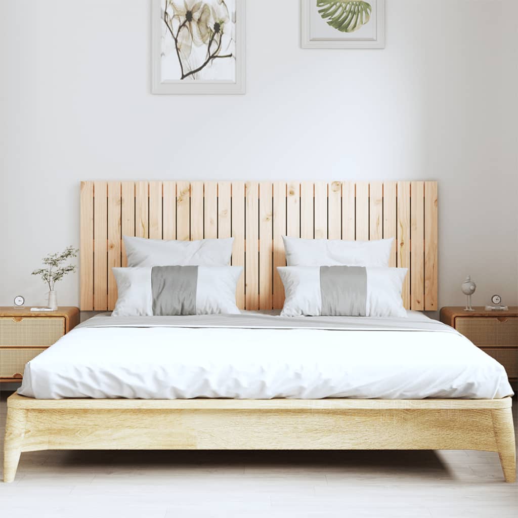 vidaXL Wandhoofdbord 166x3x60 cm massief grenenhout afbeelding