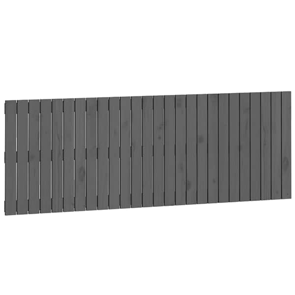 vidaXL seinale kinnitatav voodipeats, hall, 166x3x60 cm, m&auml;nnipuit