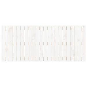Nástěnné čelo postele bílé 140 x 3 x 60 cm masivní borové dřevo - obrázek 4