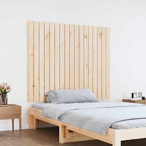 vidaXL Tăblie de pat pentru perete, 108x3x90 cm, lemn masiv de pin