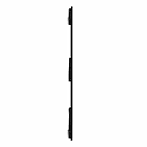 Nástěnné čelo postele černé 108x3x90 cm masivní borové dřevo - obrázek 5