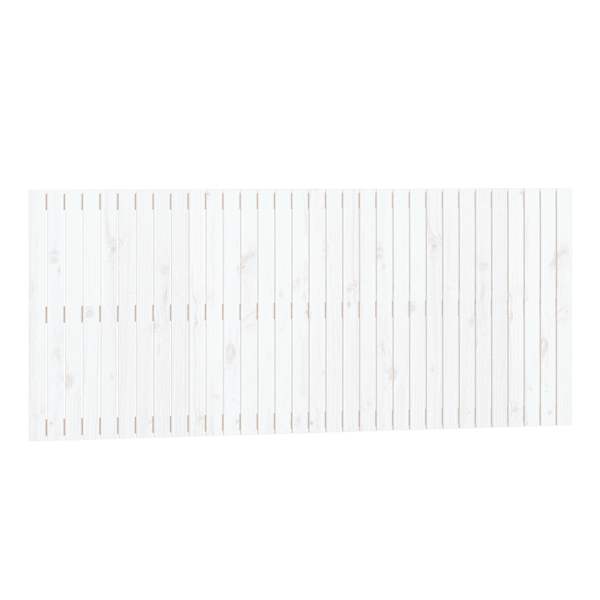 vidaXL seinale kinnitatav voodipeats, valge, 204x3x90 cm, m&auml;nnipuit