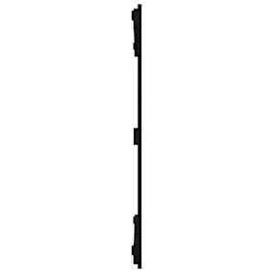 Nástěnné čelo postele černé 95,5x3x90 cm masivní borové dřevo - obrázek 5