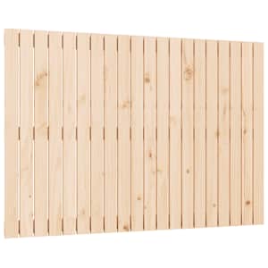Nástěnné čelo postele 127,5 x 3 x 90 cm masivní borové dřevo - obrázek 2