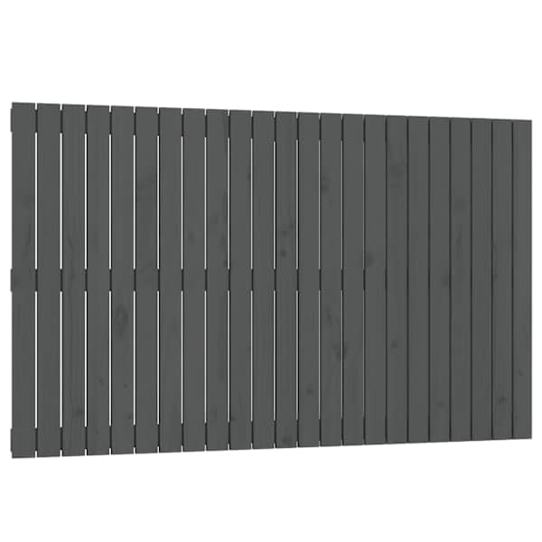 vidaXL seinale kinnitatav voodipeats, hall, 147x3x90 cm, m&auml;nnipuit