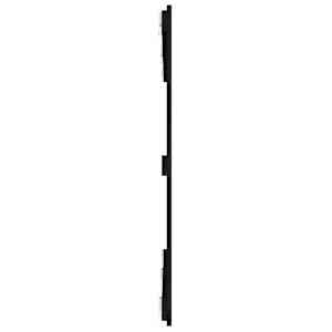 Nástěnné čelo postele černé 147x3x90 cm masivní borové dřevo - obrázek 5