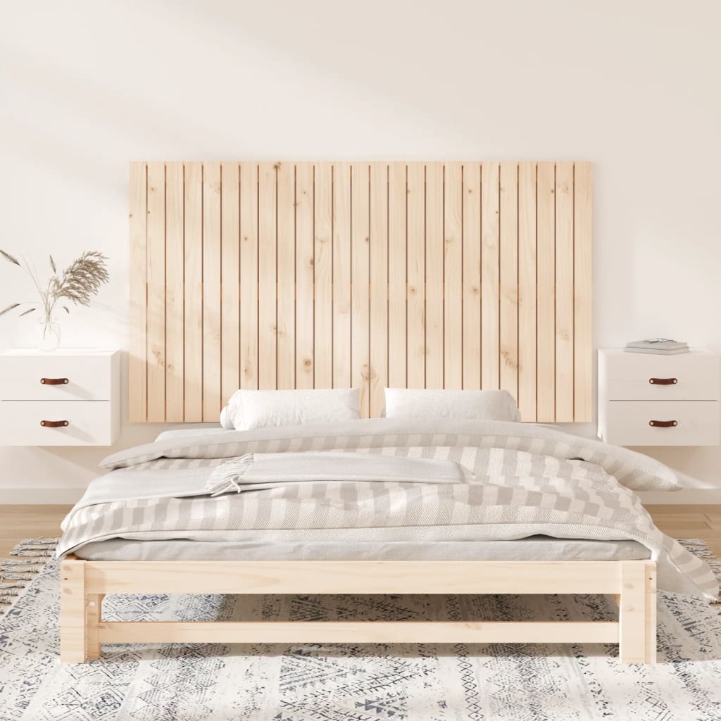 vidaXL Wandhoofdbord 159,5x3x90 cm massief grenenhout bruin, foto 2