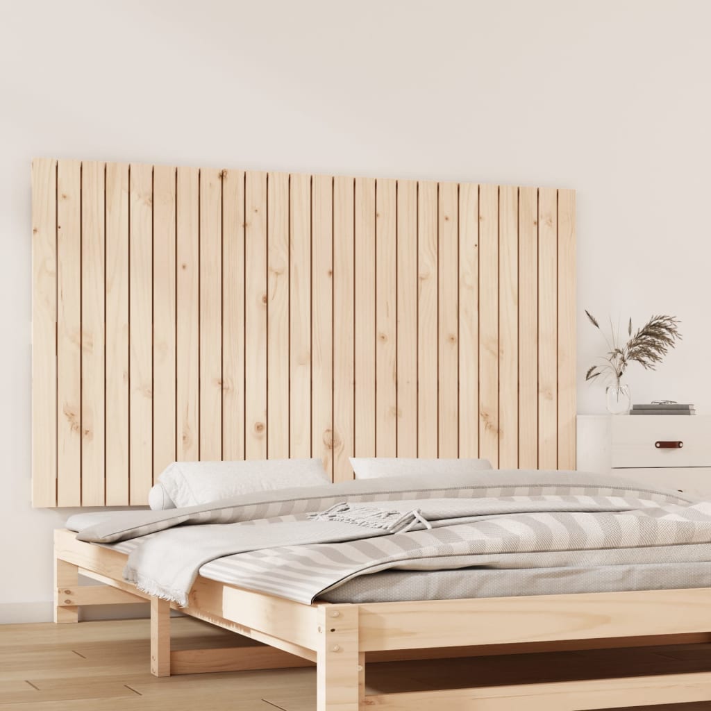 vidaXL Tăblie de pat pentru perete, 159,5x3x90 cm, lemn masiv de pin