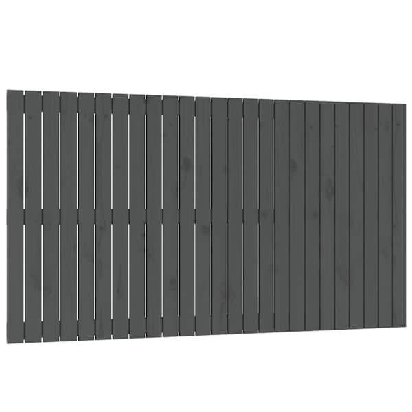 vidaXL seinale kinnitatav voodipeats, hall, 159,5x3x90 cm, m&auml;nnipuit