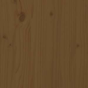 Nástěnné čelo postele medově hnědé 159,5x3x90 cm borové dřevo - obrázek 7