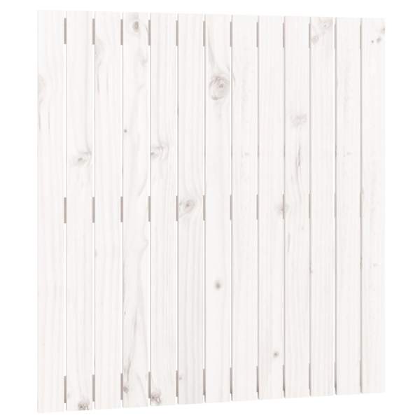 vidaXL seinale kinnitatav voodipeats, valge, 127,5x3x90 cm, m&auml;nnipuit