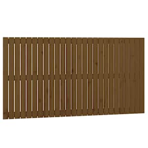 Nástěnné čelo postele medově hnědé 166x3x90 cm masivní borovice - obrázek 2