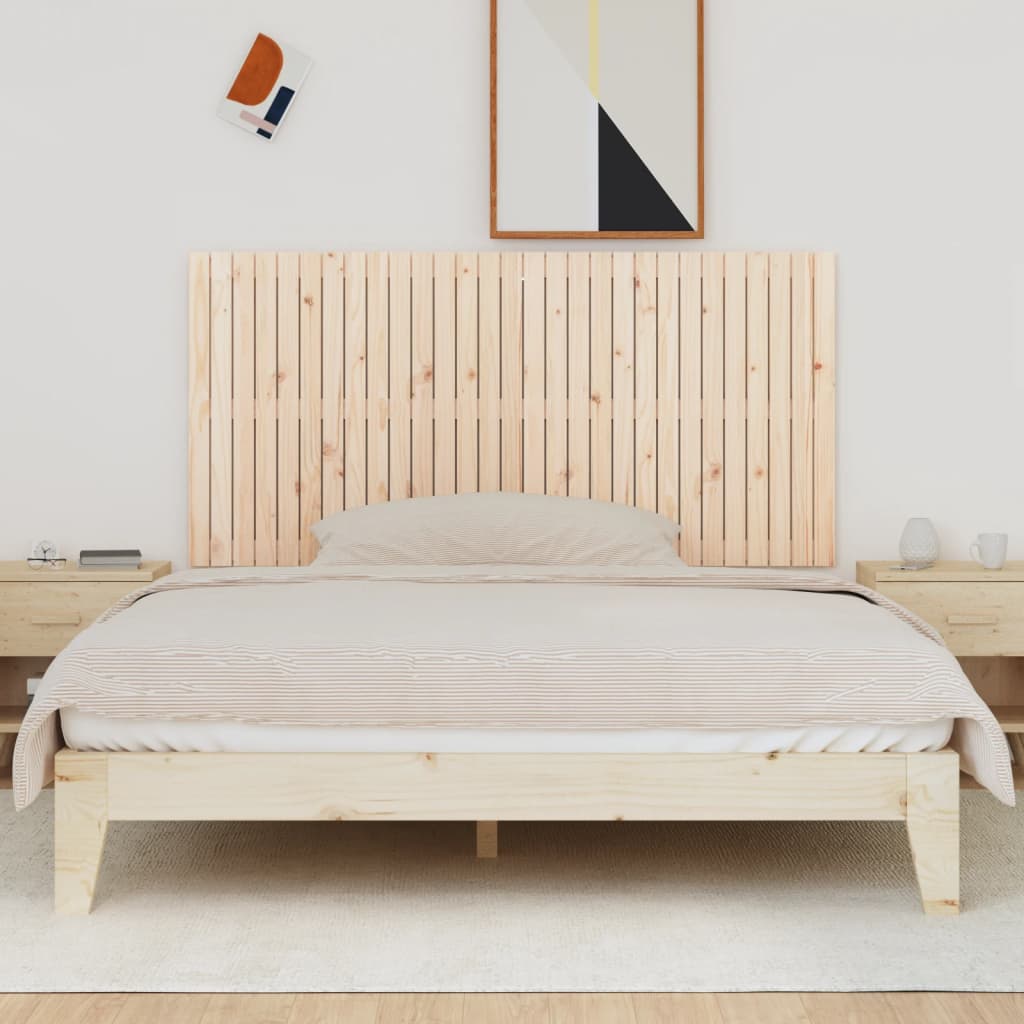 vidaXL Wandhoofdbord 185x3x90 cm massief grenenhout bruin, foto 2